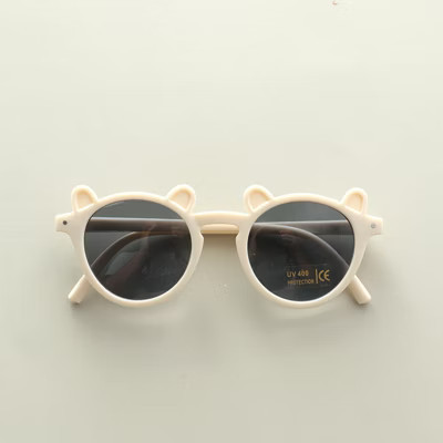 MyKids-USA Kids Cute Shaped Design Sun Protection Sunglasses Beige Average Size (0-12Y) | Target