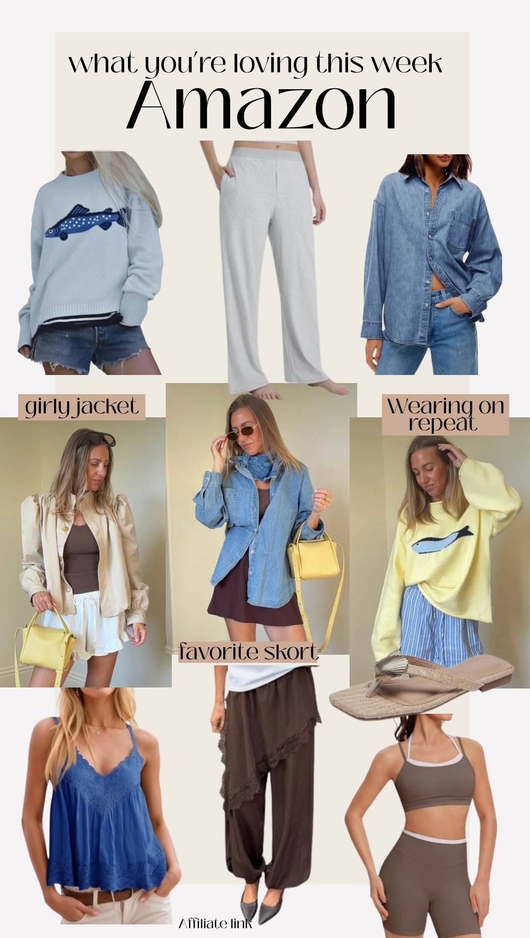 What you’re loving this week Amazon 

#LTKgrwm #LTKootd