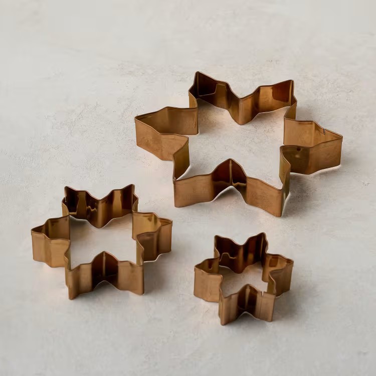 Copper Snowflake Cookie Cutter Set | Magnolia