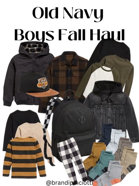 Boys old navy fall haul! 

#LTKkids #LTKHolidaySale #LTKsalealert