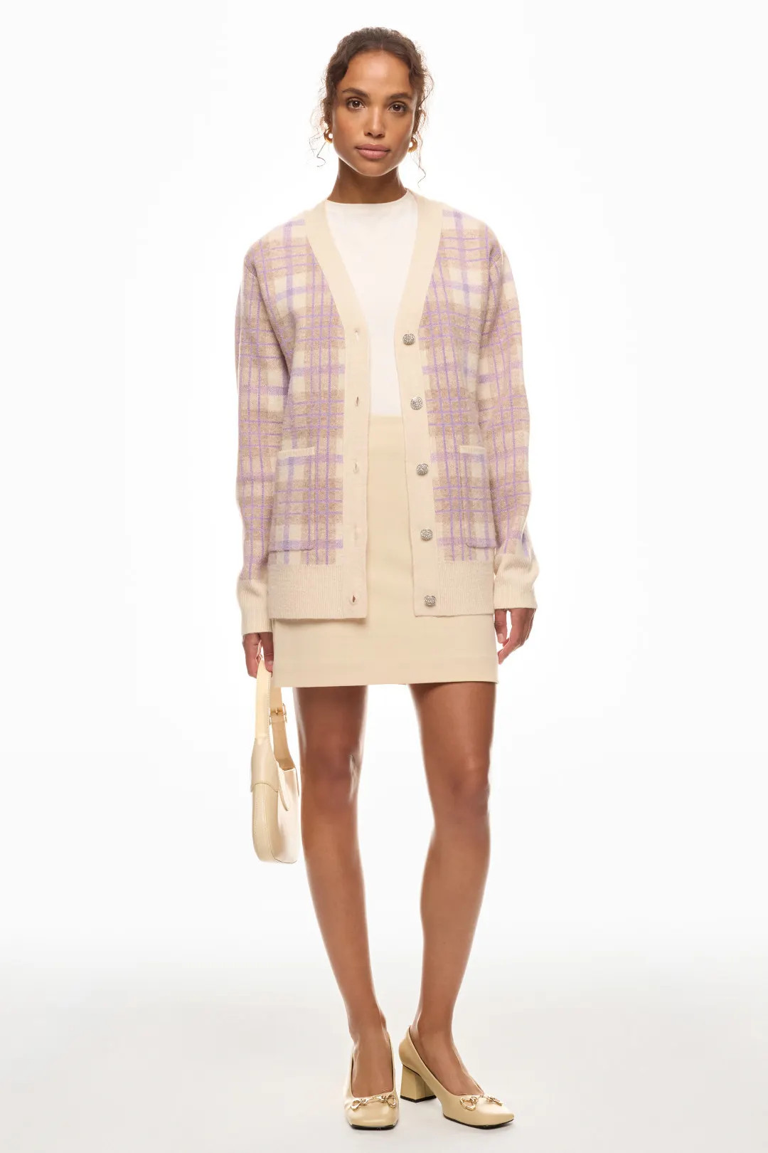 Plaid Cardigan | Rent the Runway
