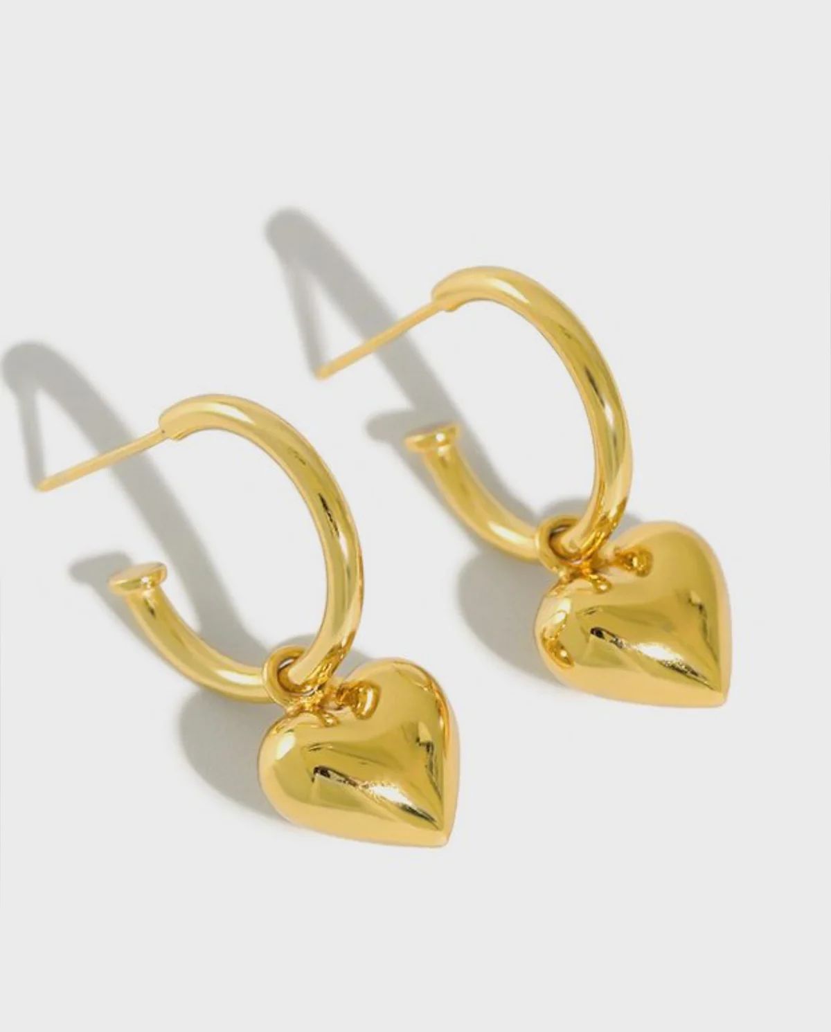 Puffy Heart Hoops | Gratefully Helena