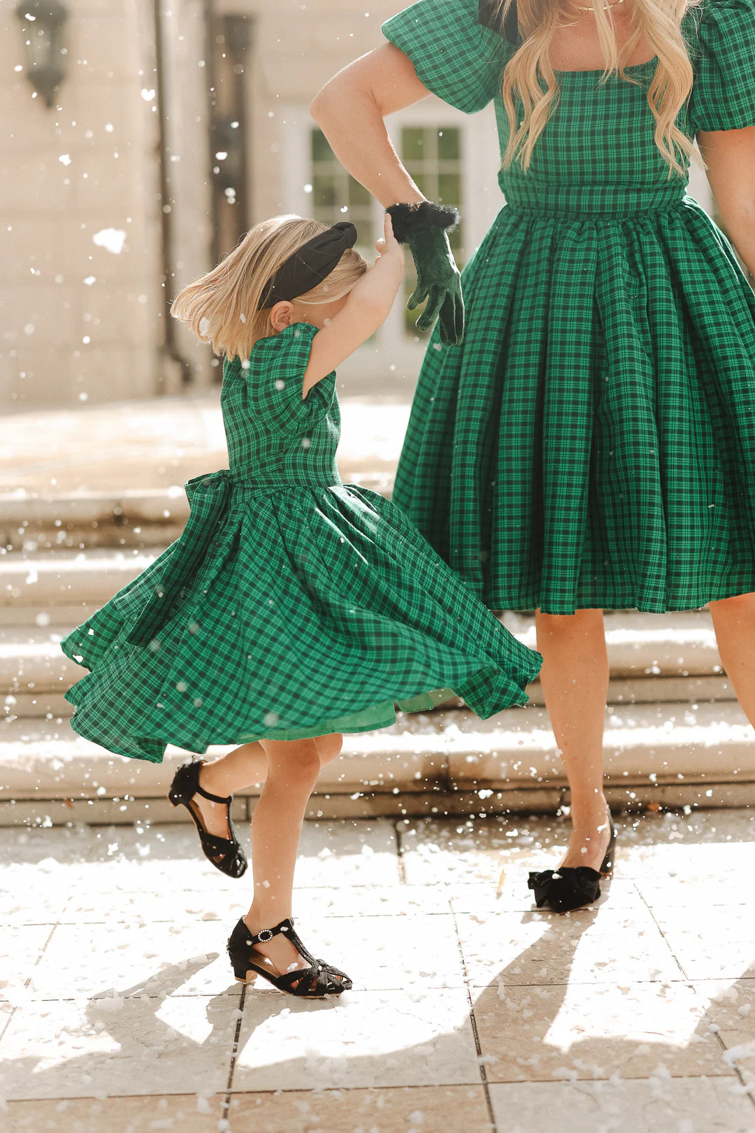 Mini Cupcake Dress in Bright Green Plaid - FINAL SALE | Ivy City Co