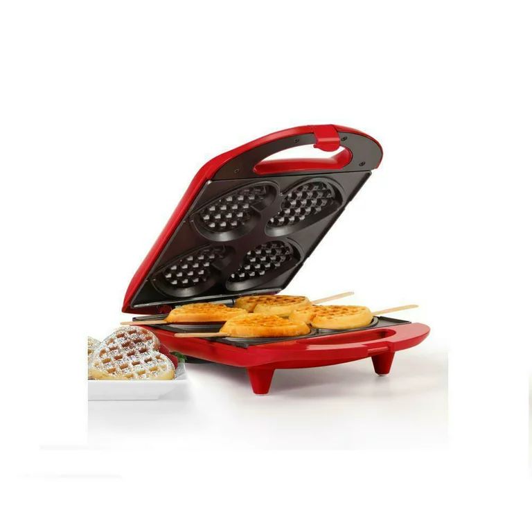 Holstein Housewares 4-Section Heart Shaped Waffle Maker HF-09031R 760W | Walmart (US)