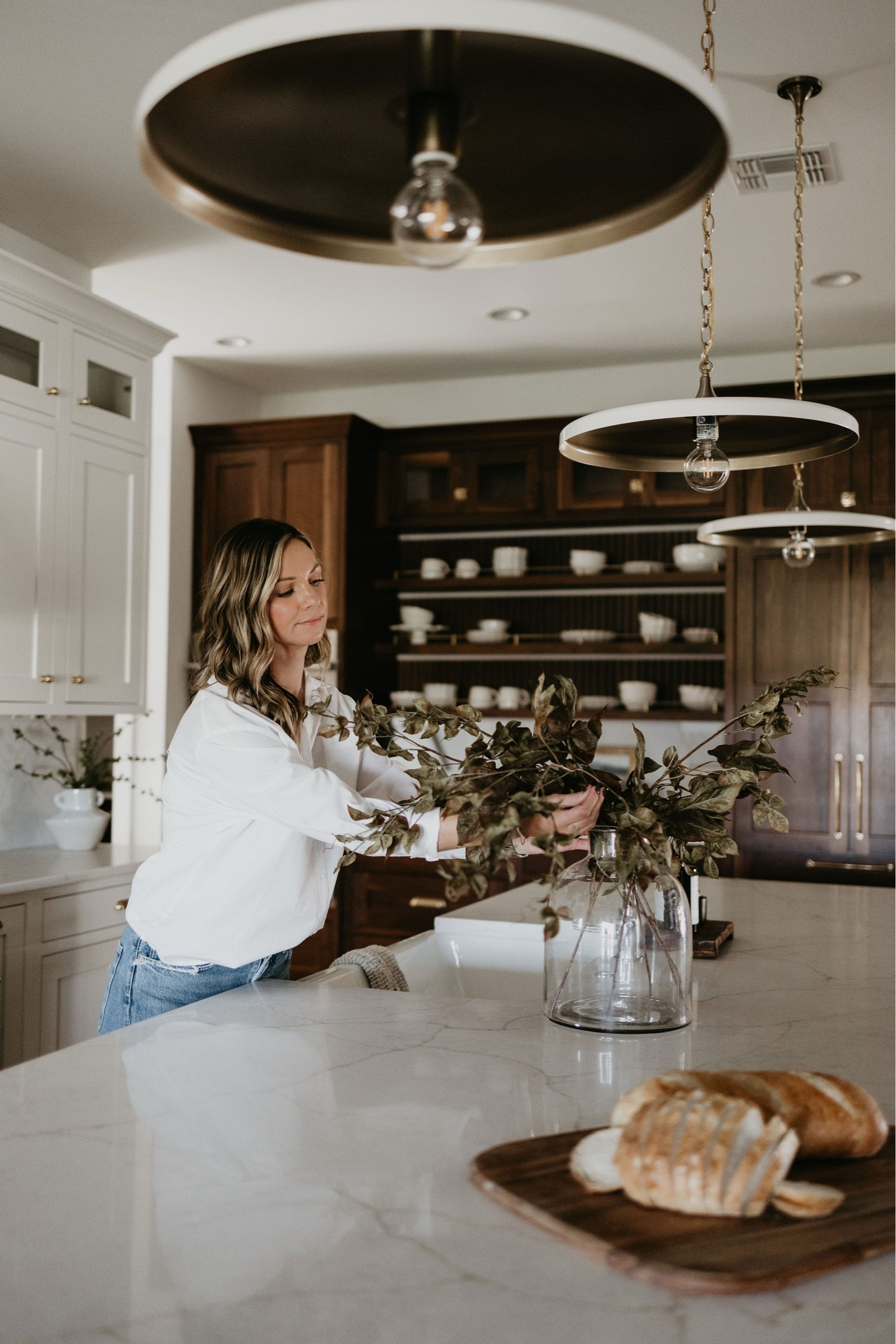 Transitional style kitchen. Unlacquered bras hardware. Island pendants. 

#LTKFamily #LTKStyleTip #LTKHome