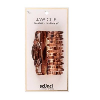 scunci No Slip Grip Crown Jaw Clip | Target