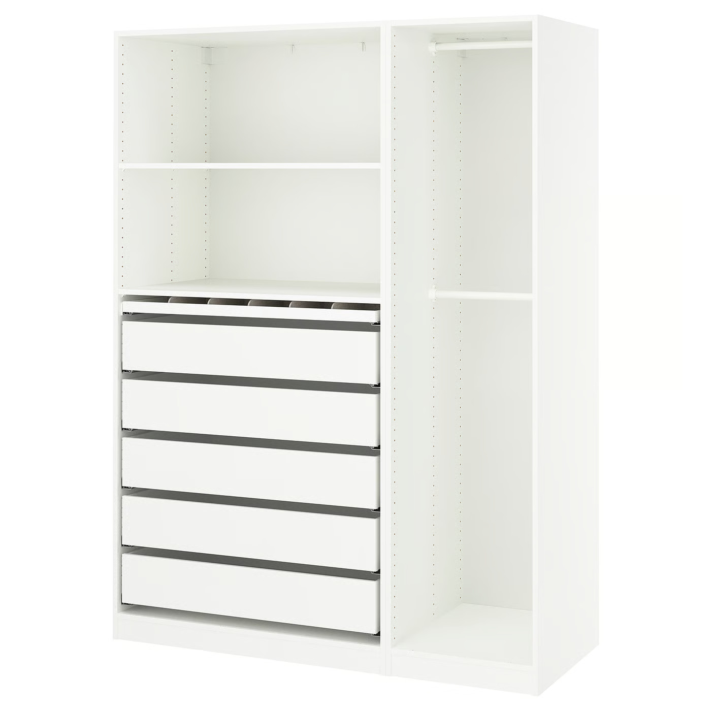 PAX Wardrobe combination, white, 59x22 7/8x79 1/4 " | IKEA US