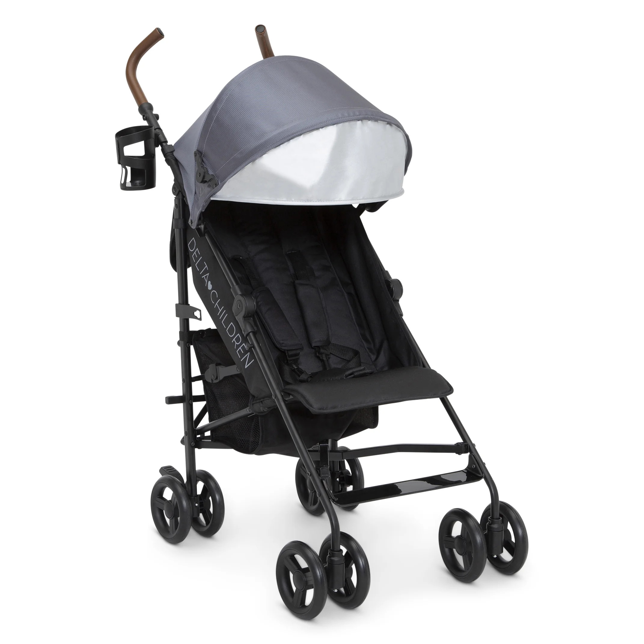 Delta Children 365 Plus Lightweight Travel Stroller, Iron | Walmart (US)