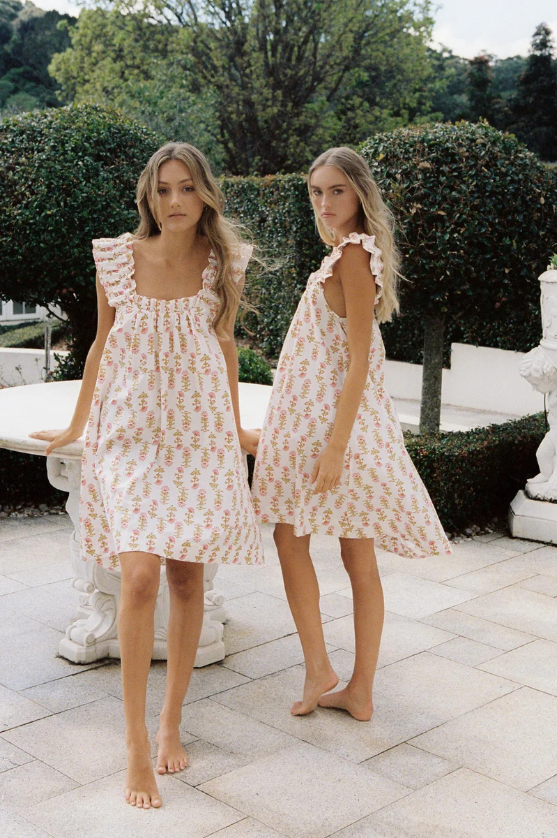 Nicolette Nightie - Cotton - Lotus Flower | Piyama