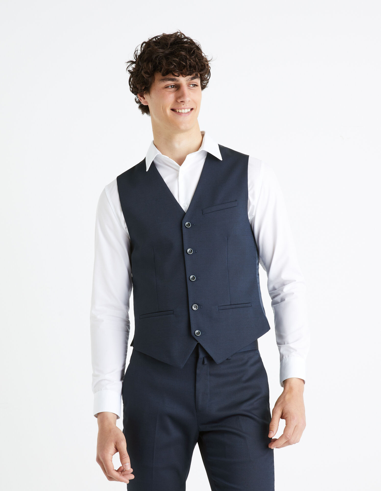 Gilet de costume Diamond extra slim - bleu | Celio FR