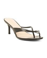 Leather Elea Heeled Sandals | TJ Maxx