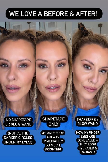 Why pay $82 for 3 tarte products when you can pay $42 for the exact same ones in an HSN bundle?! Sharing how the SHAPETAPE concealer immediately conceals my dark circles, but when you add the glow wand on top, you can an even more radiant & hydrated appearance! You get to choose your colors plus you get a blending sponge, too! @HSN @tartecosmetics #HSNInfluencer #LoveHSN #ad

#LTKsalealert #LTKover40 #LTKbeauty