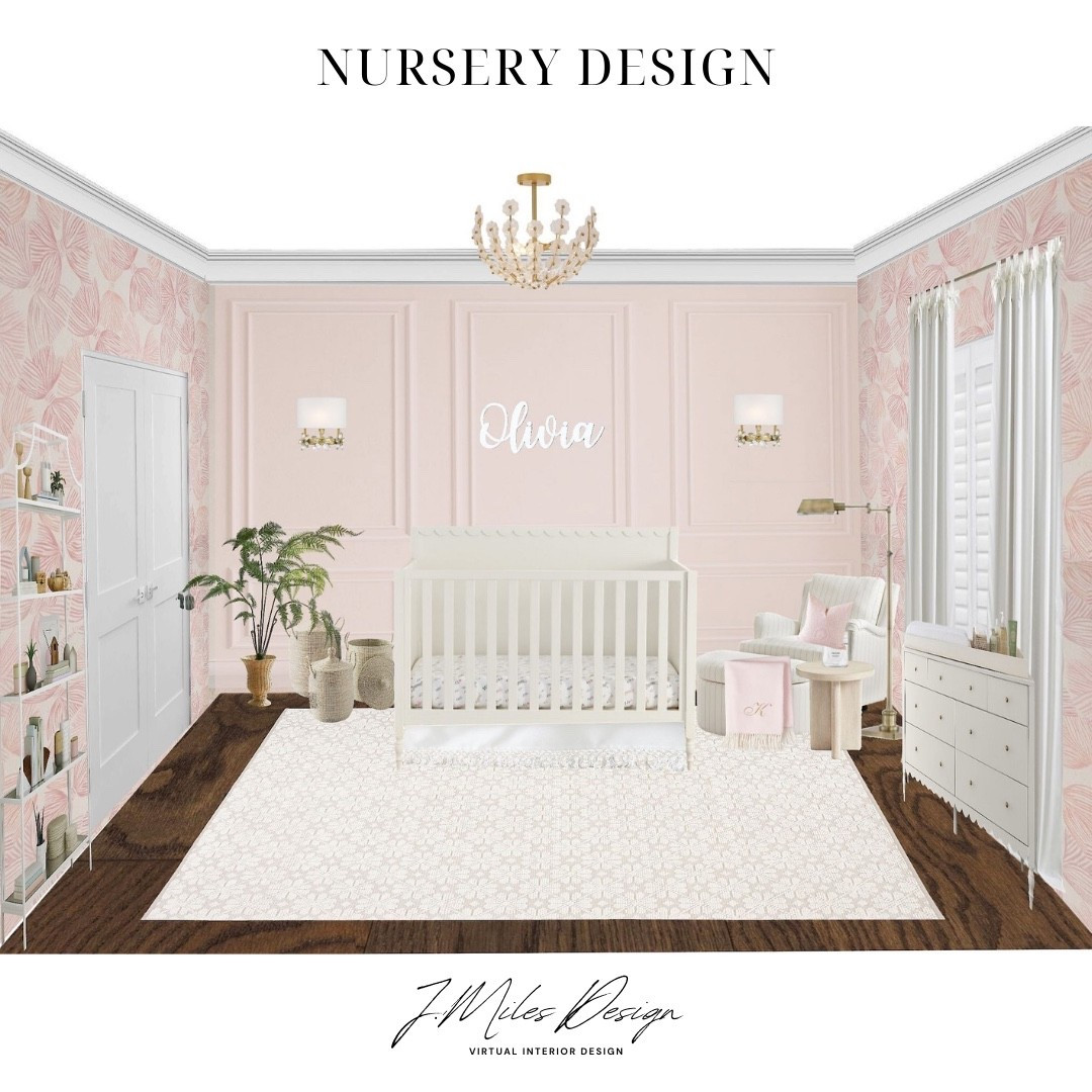 Blush walls, cozy textures, and a chandelier moment ✨ This nursery design is equal parts sweet + sophisticated. 

#NurseryDesign #PinkNursery

#LTKBump #LTKHome #LTKBaby