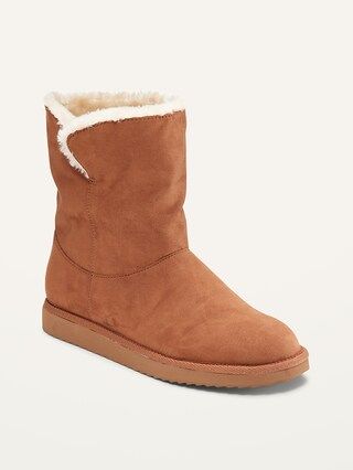 Cozy-Lined Boots For Women | Old Navy (US)