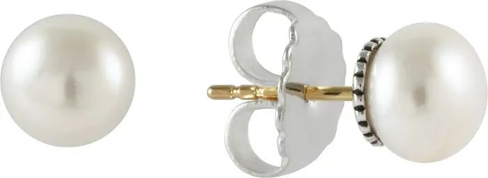 LAGOS Luna 8mm Pearl Stud Earrings | Nordstrom | Nordstrom