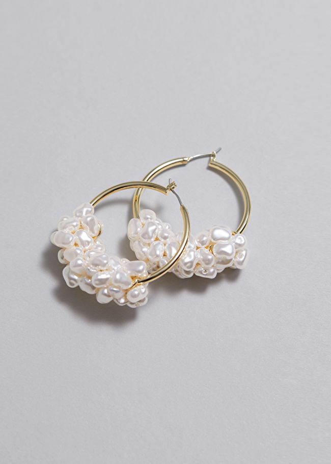 Pearl Cluster Hoops | & Other Stories (EU + UK)