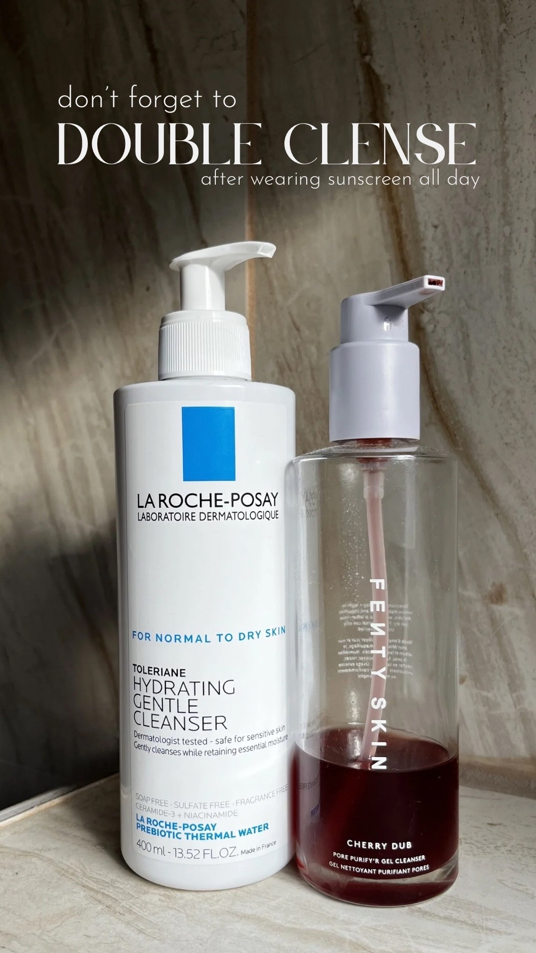 Even on no makeup days - double cleansing your SPF from the morning off your face is the cheat code to clearer skin! ✨🧼🫧

#LTKROUTINE
Skincare routine 
Nightly Beauty Routine 

#LTKBeauty #LTKselfcare