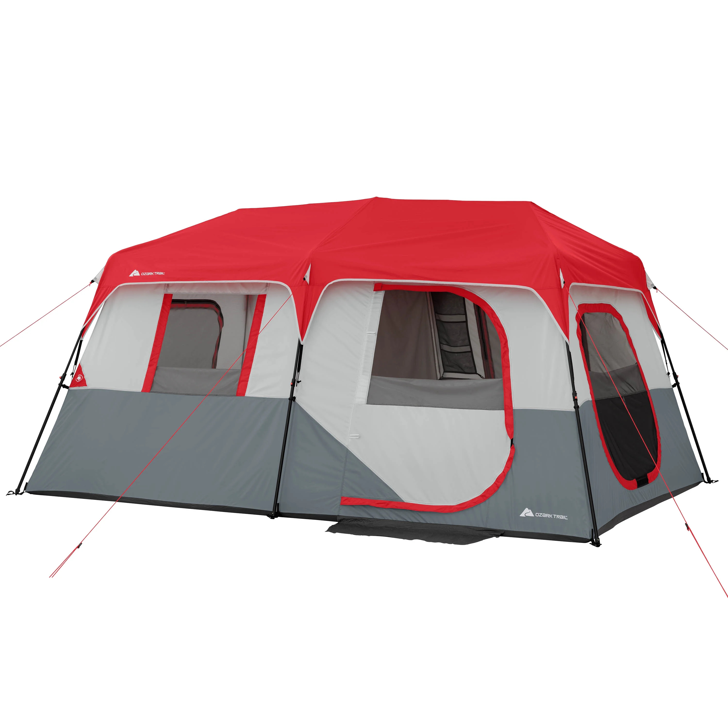 Ozark Trail 13' x 9' 8-Person Instant Cabin Tent with LED Lights, 36.9274 lbs | Walmart (US)