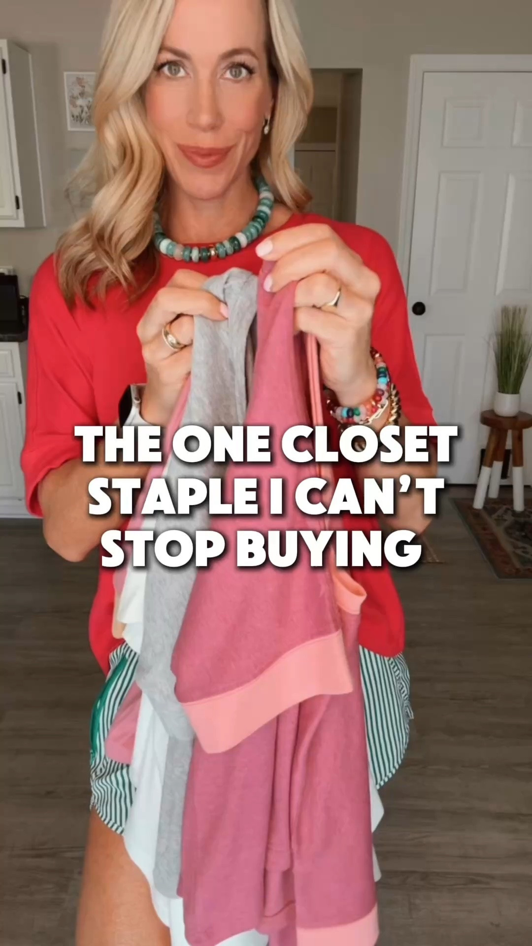 If you're looking for the perfect oversized tee, this is the one. It's buttery soft, comes in the cutest colors, and the price is seriously amazing. The fit is perfectly oversized without feeling sloppy, and it's so easy to style. I love doing a little front tuck with jeans or shorts, but it also looks adorable left untucked with leggings or biker shorts. It's one of those basics you'll find yourself reaching for on repeat (wearing a small).

Which look would be your faves?
#CasualStyle #MomStyle #EverydayOutfit #weekendstyle #AmazonFashion

Casual Style, Oversized Tee outfit, elevated casual, weekend style, closet staples, mom style, easy outfits, elevated basics, style over 40, amazon fashion finds