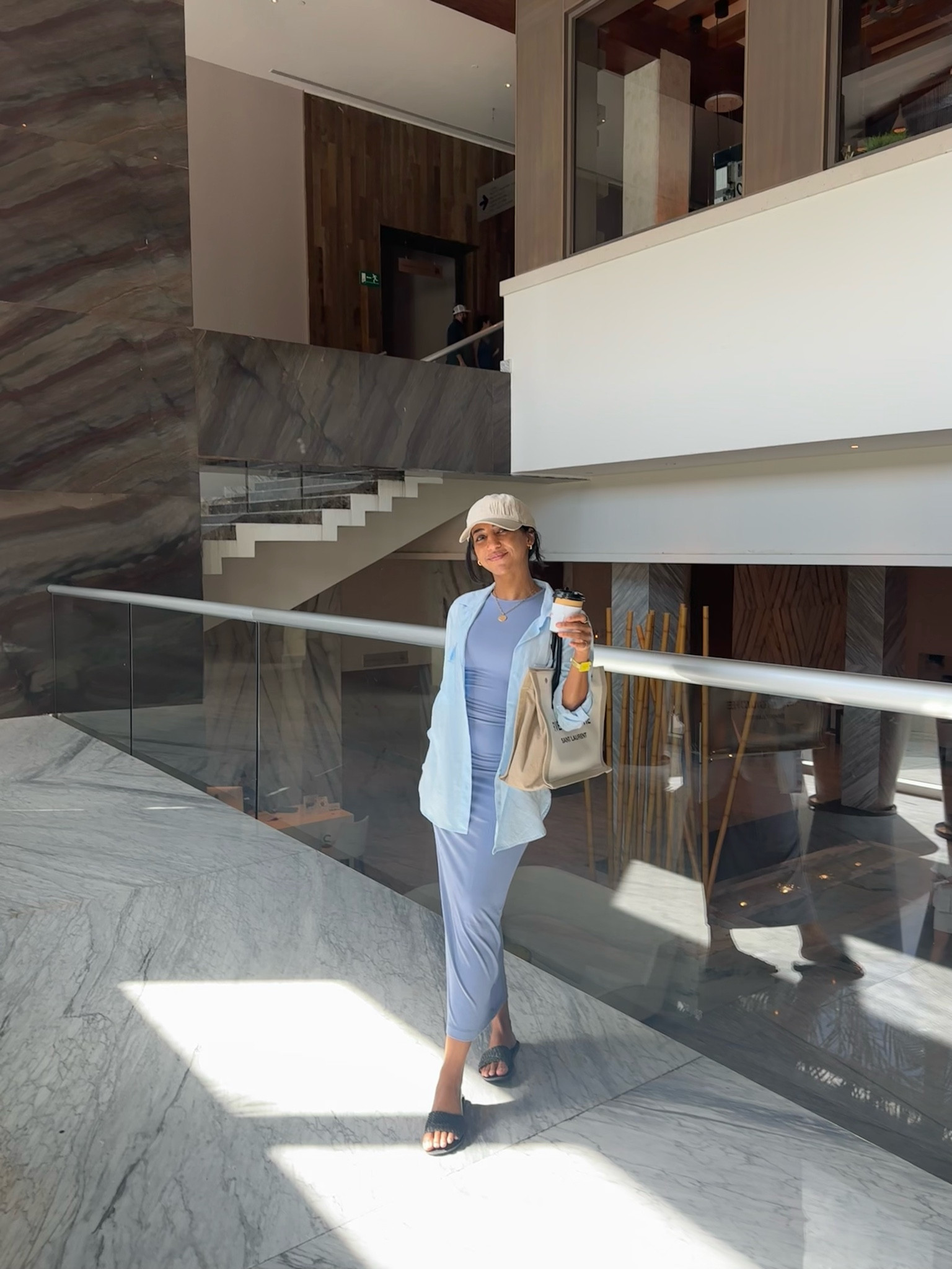 Modest outfit look on vacationn