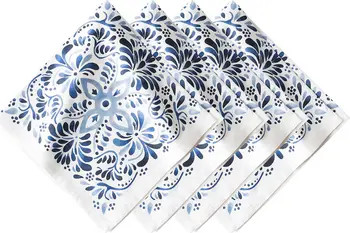 Juliska Iberian Set of 4 Cotton Sateen Napkins | Nordstrom | Nordstrom