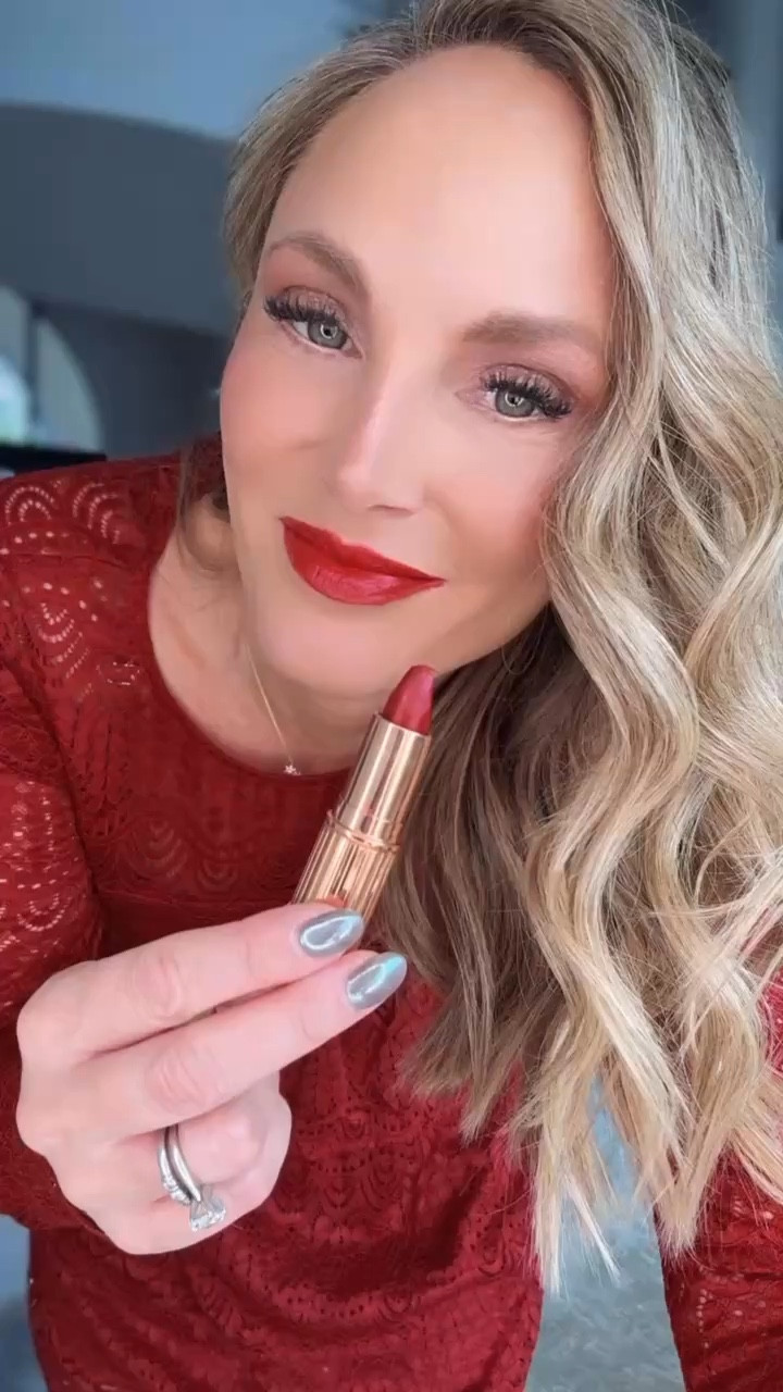 The perfect red lipstick: RED CARPET RED!!! ! This red is meant for everyone! Makes the perfect stocking stuffer ♥️🥰

#LTKHoliday #LTKGiftGuide #LTKOver40