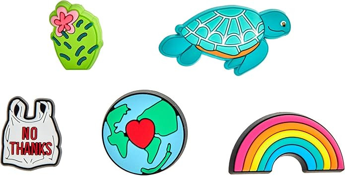 Crocs Men's and Women's Jibbitz Charms Nature 5-Packs | Jibbitz for Crocs | Amazon (US)