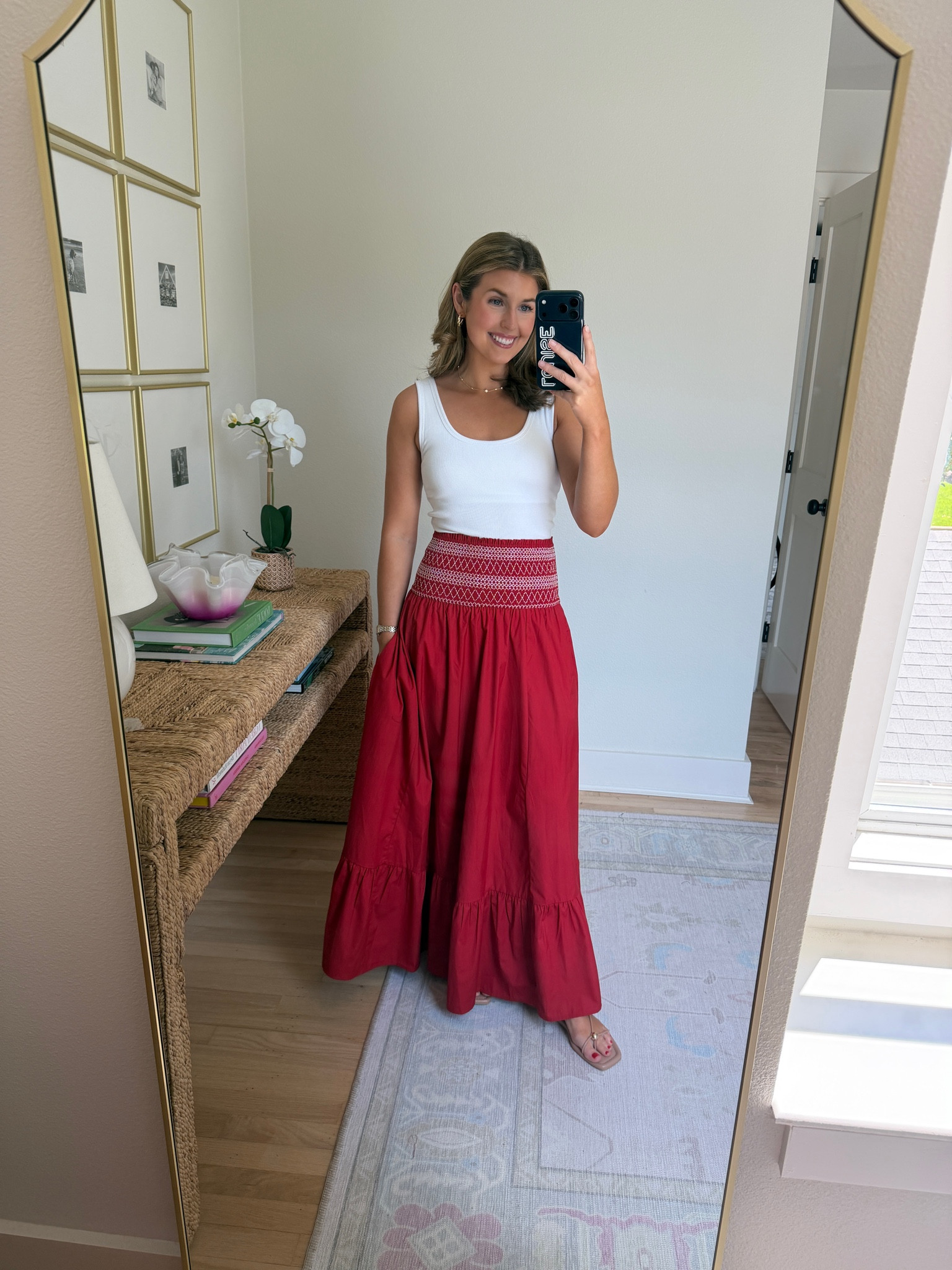 Easy summer outfit idea! Wearing a S in both!