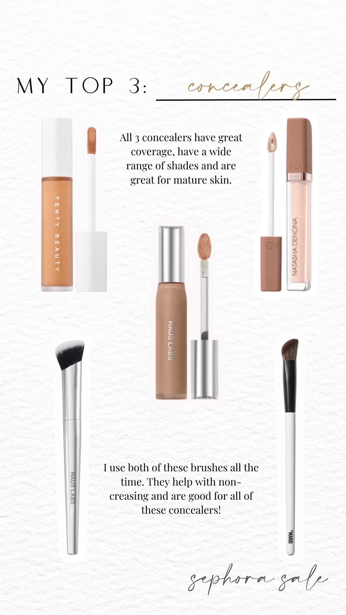 My top 3 concealers that I recommend buying during the Sephora sale 

#LTKsalealert #LTKbeauty #LTKxSephora