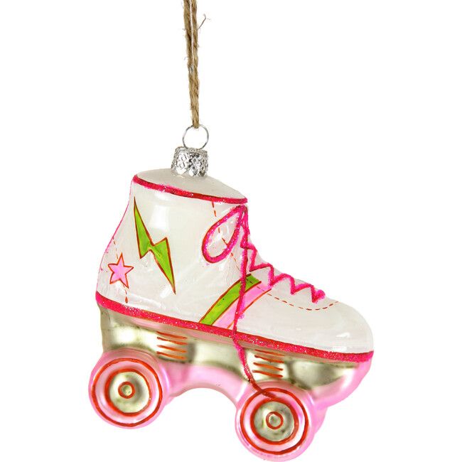 Pink Rollerskate Ornament | Maisonette