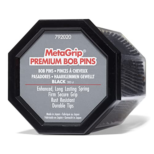 MetaGrip Black Premium Bobby Pins, 300 Count | Amazon (US)
