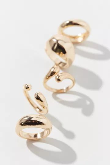 Rome Metal Ring Set | Urban Outfitters (US and RoW)