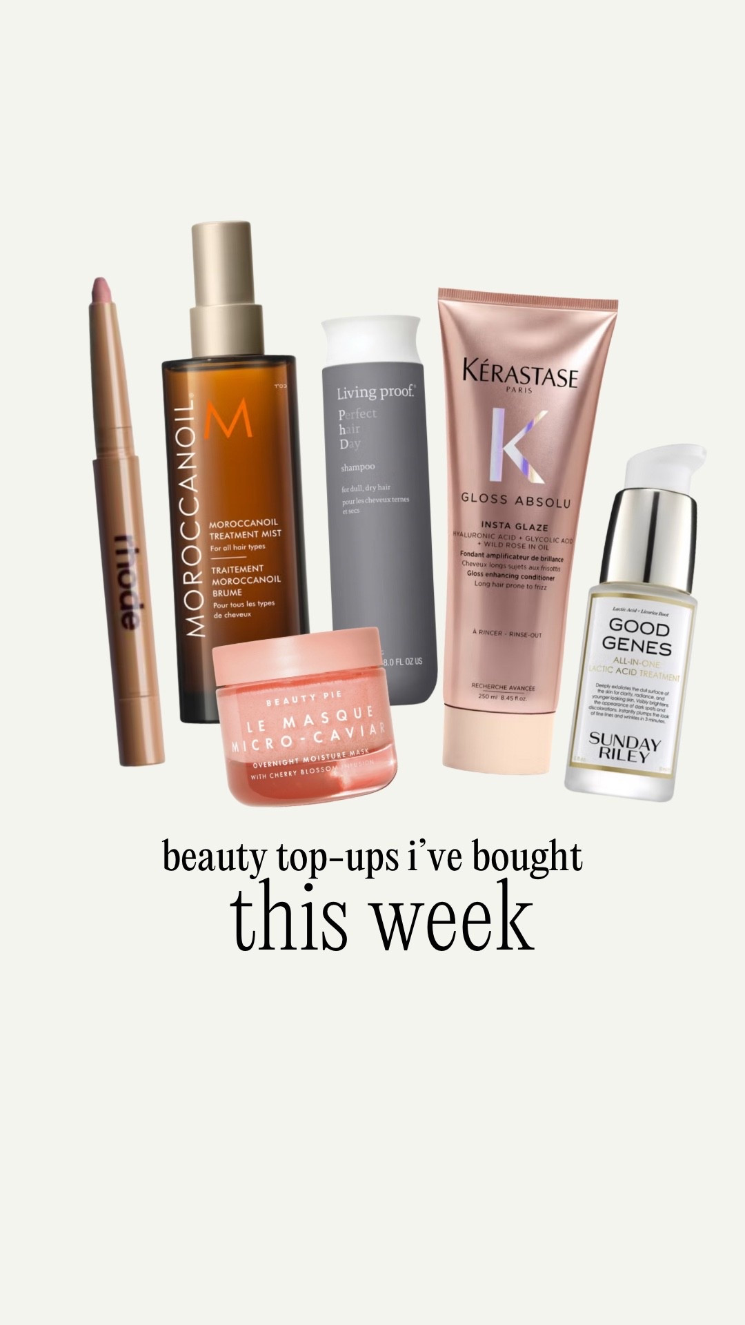 My beauty top ups for this week.
#beauty #skincare #selfcare

#LTKbeauty #LTKuk #LTKeurope