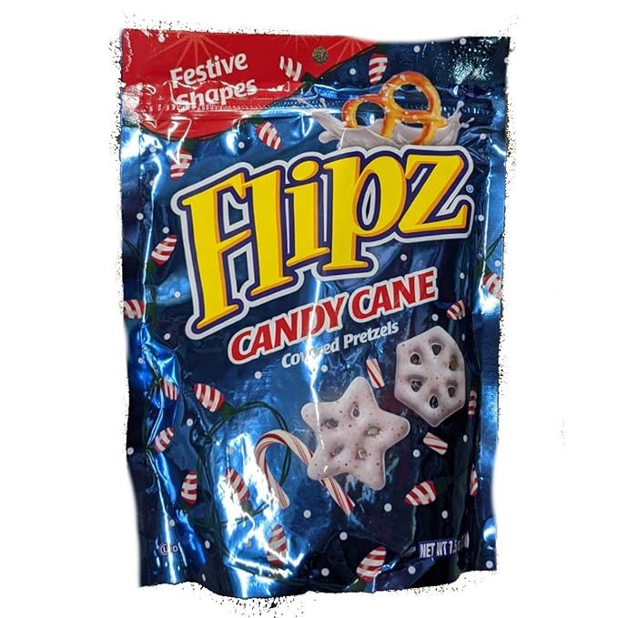 Limited Edition! Flipz Candy Cane Covered Pretzels 7.5 Oz. (Pack of 1) | Amazon (US)