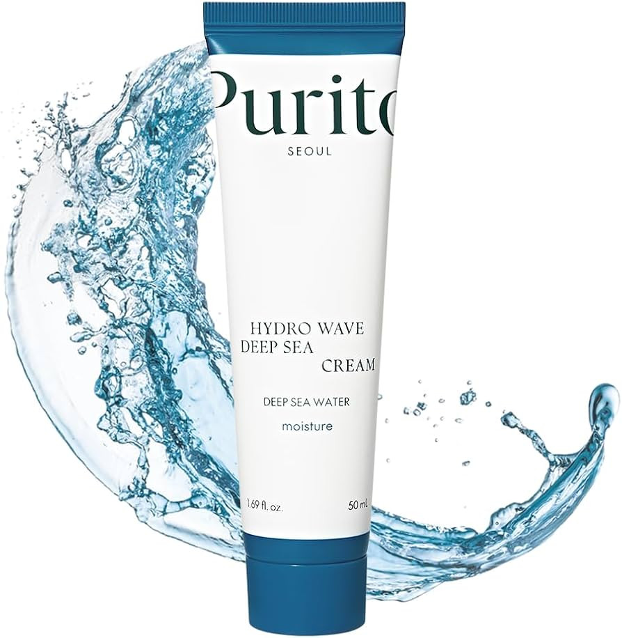 PURITO Deep Sea Cream, Hydration, Lightweight, for All Skin Types, Daily Face Moisturizer, Vegan ... | Amazon (US)