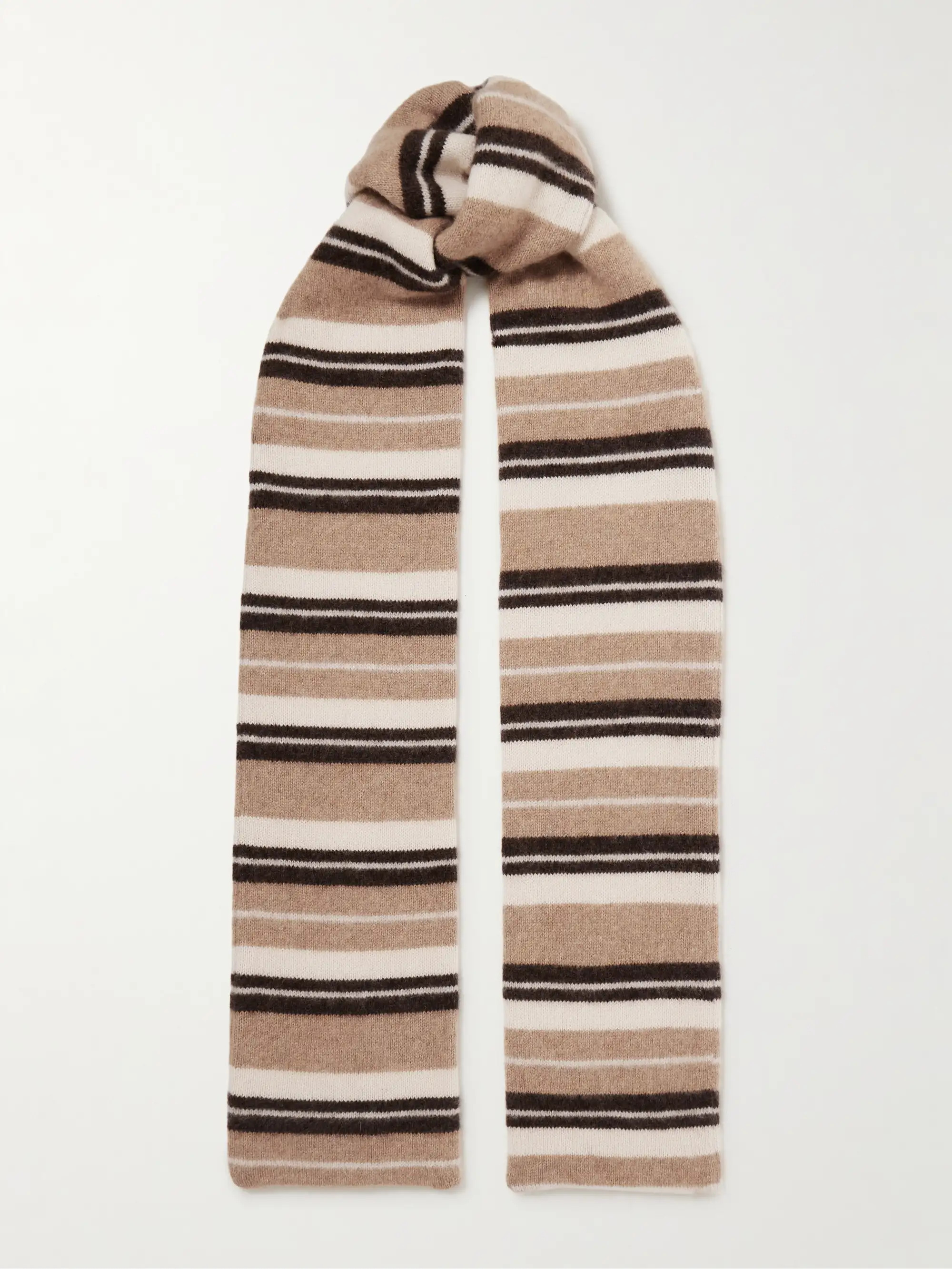 Shadow striped cashmere scarf | NET-A-PORTER (US)