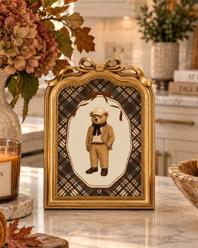 Preppy teddy bear perfection 🤎🐻 The cutest mix of classic plaid, vintage charm, and cozy grandmillennial style. Such a fun statement print for a bedroom, dorm room, home office, or gallery wall!

#PreppyDecor #TeddyBearDecor #GrandmillennialDecor #PreppyBedroom #DormRoomDecor #PlaidDecor #TraditionalDecor #VintageInspired #WallArt #CozyHome

#LTKSeasonal #LTKHome