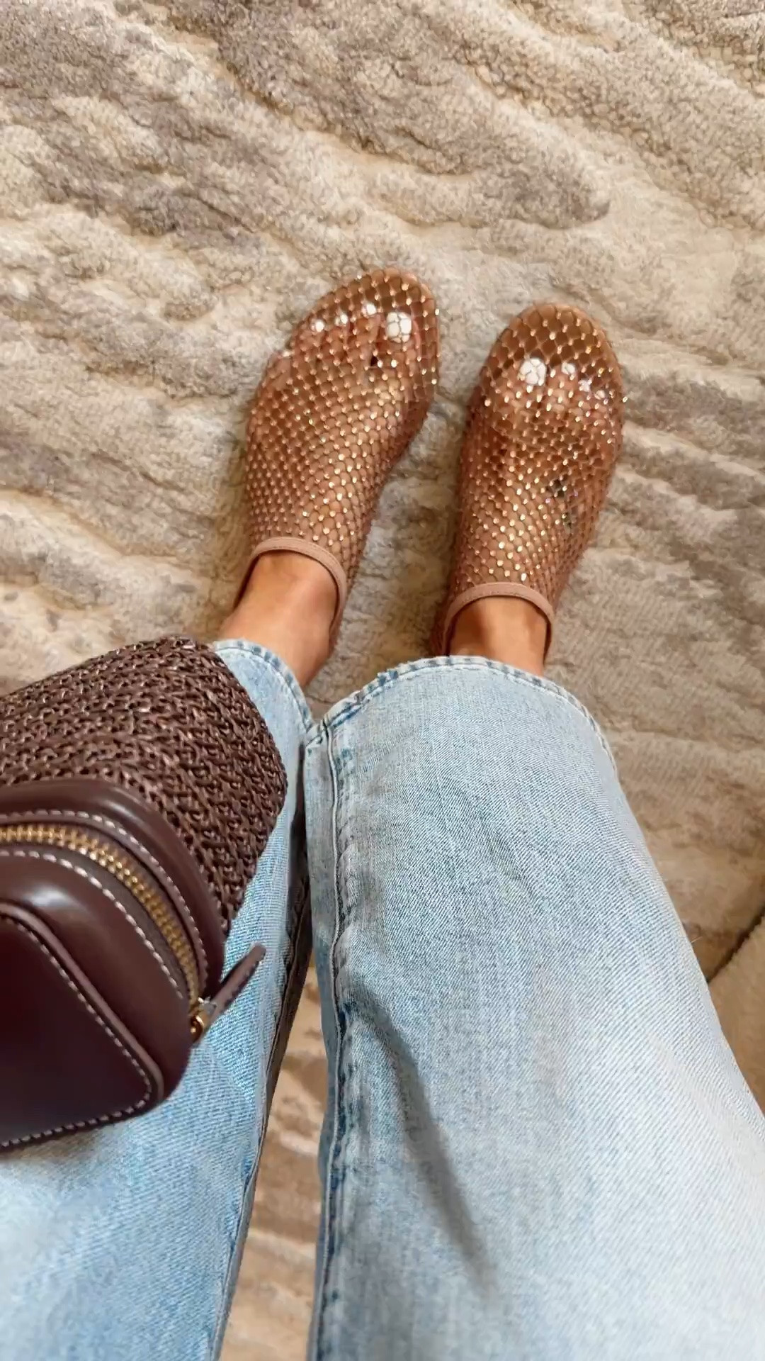 Love these sparkly mesh sandals

Shoe crush, mesh shoes, ballet flats, sandals, Katy roach, livingmybeststyle