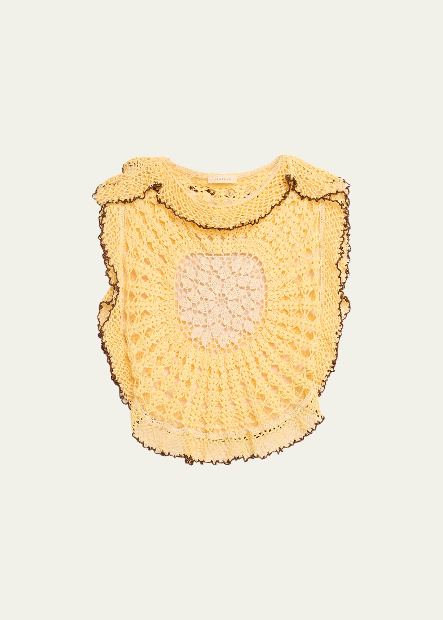 Diotima Scallop Crochet Top | Bergdorf Goodman