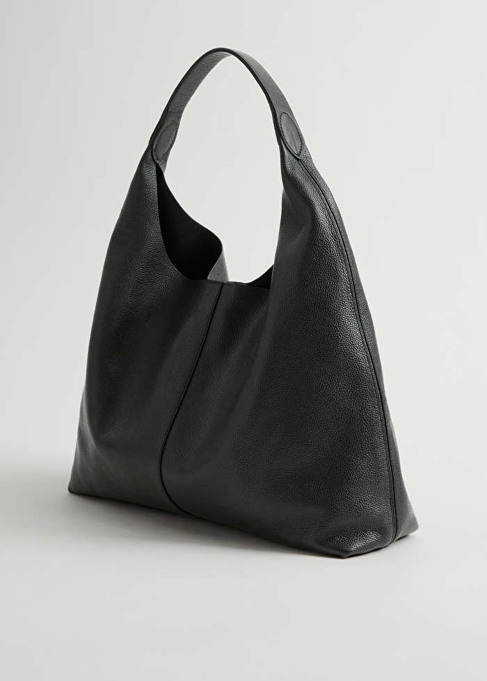 Large Leather Tote - Black - & Other Stories GB | & Other Stories (EU + UK)