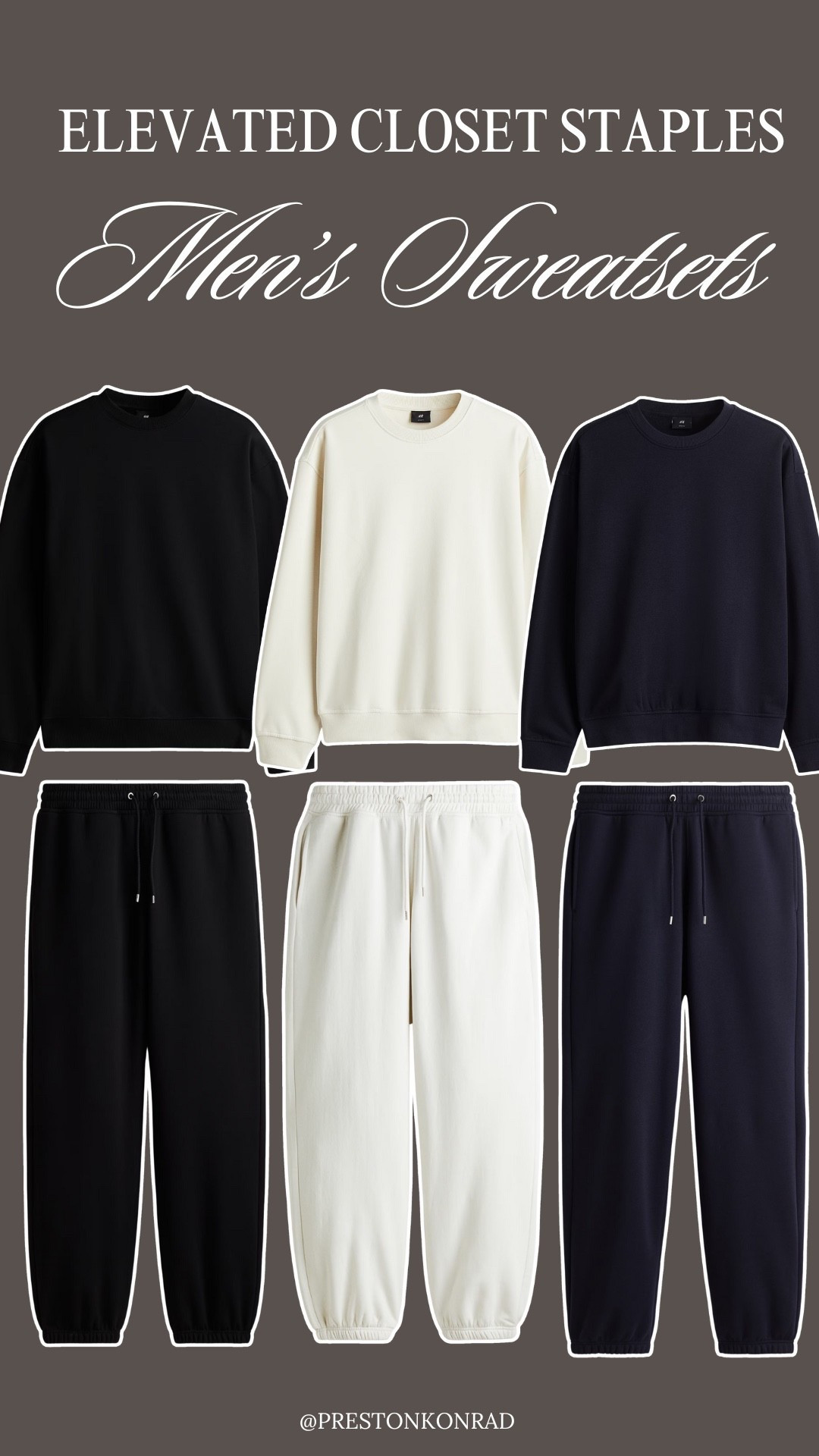 These sweat-sets are must haves for the winter season and are SO affordable!! I own 3 pairs myself

#LTKootd #LTKdayinmylife #LTKMens