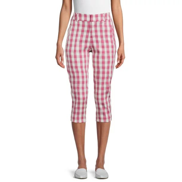 Time and Tru Women's Pull On Capri Pants - Walmart.com | Walmart (US)