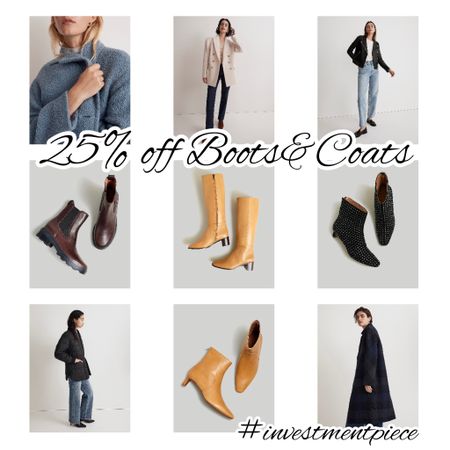 From ankle boots to on trend rhinestone. Bombers and leather. Maxi coats and cropped coats. And the classic knee high. Get 25% off all boots and coats @madewell with code COOLDAYS 

#LTKshoecrush #LTKSeasonal #LTKsalealert