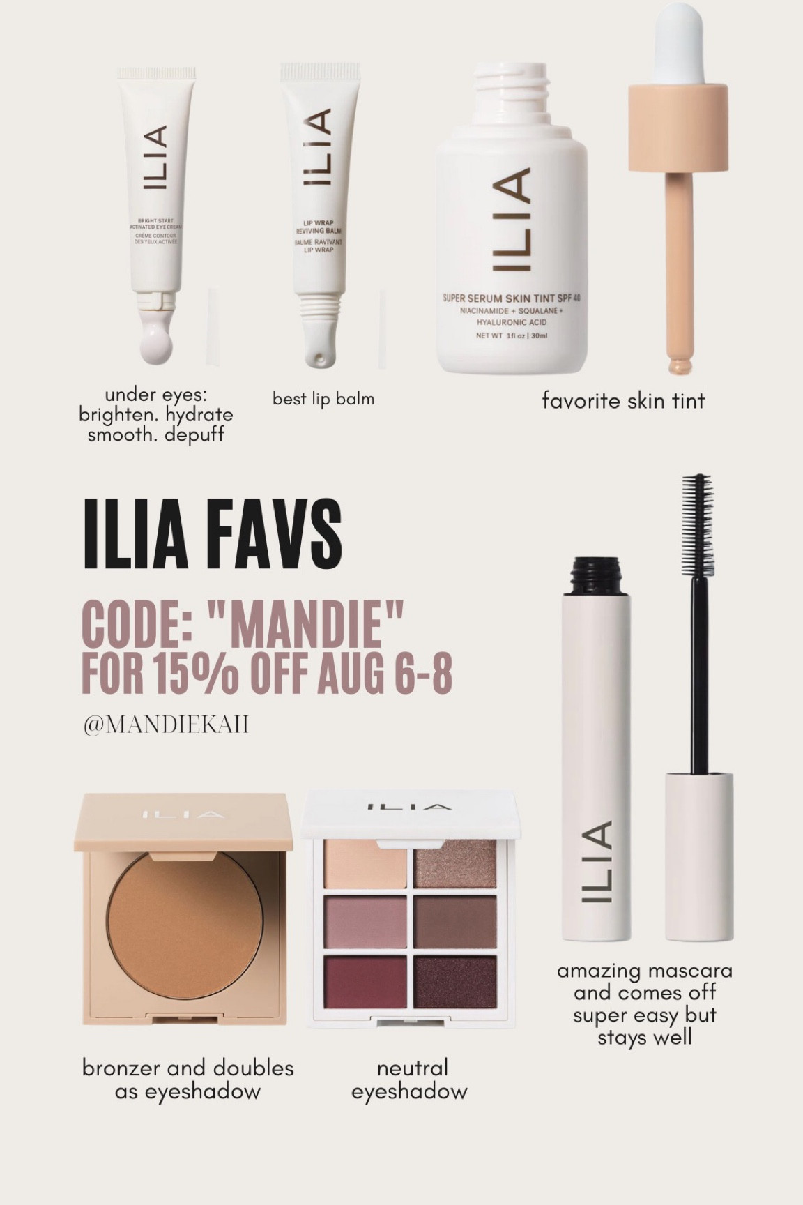 EEK GOT A CODE FOR A LIMITED TIME! 
Use code: MANDIE for 15% off Aug 6-8 