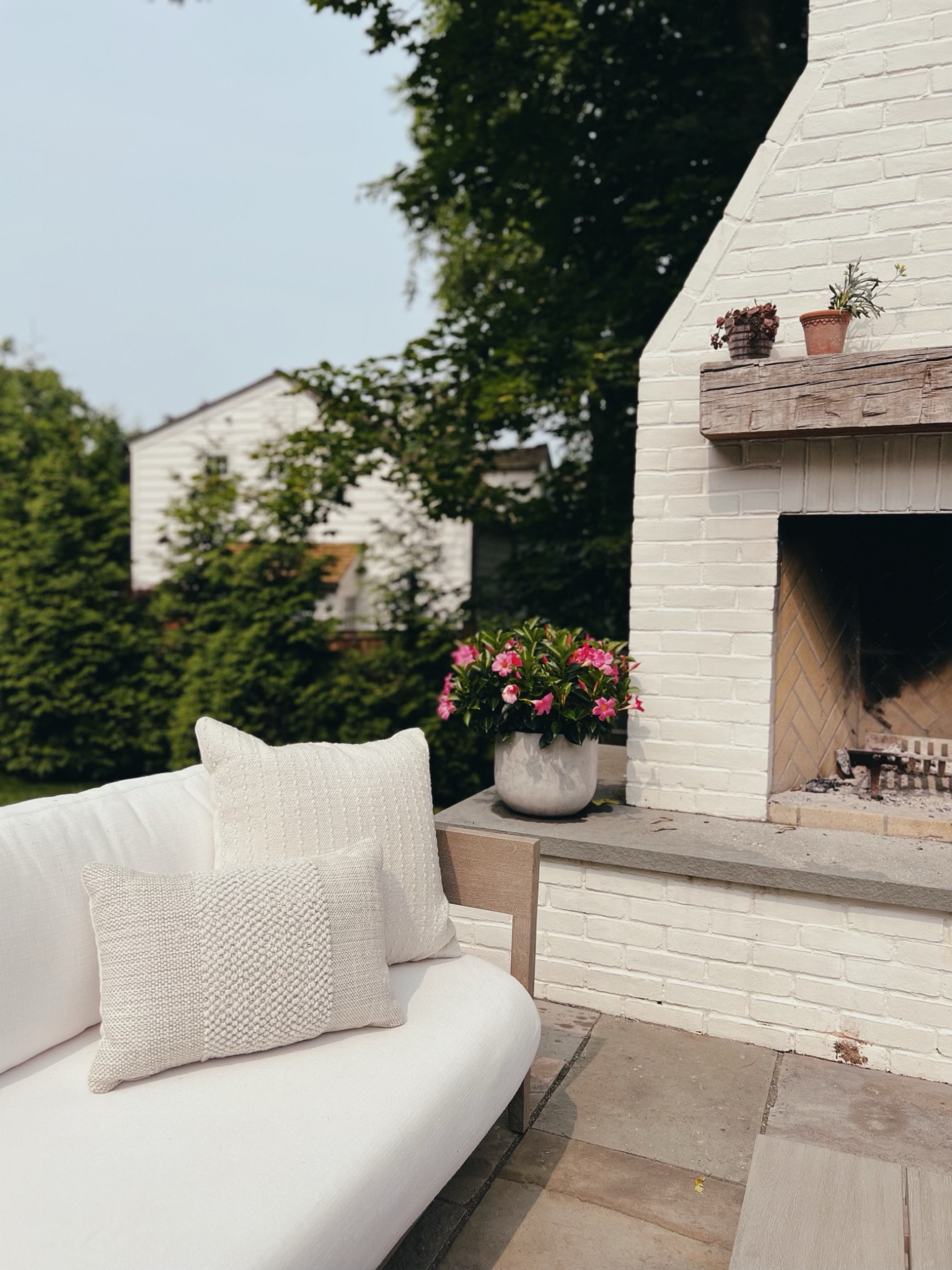 New outdoor pillows under $100 // all our outdoor furniture is from Restoration Hardware 

home decor, neutral decor

#LTKhome #LTKunder100