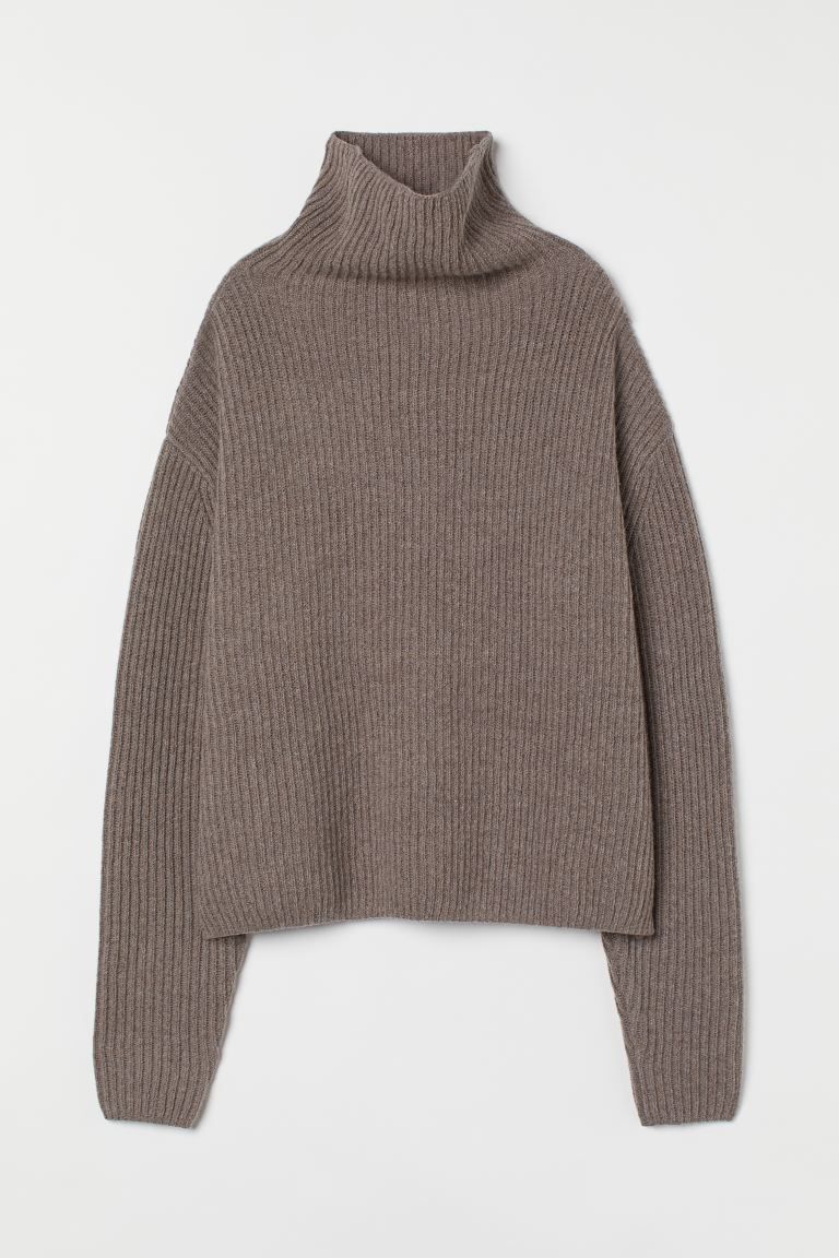 Rib-knit Wool Sweater | H&M (US)