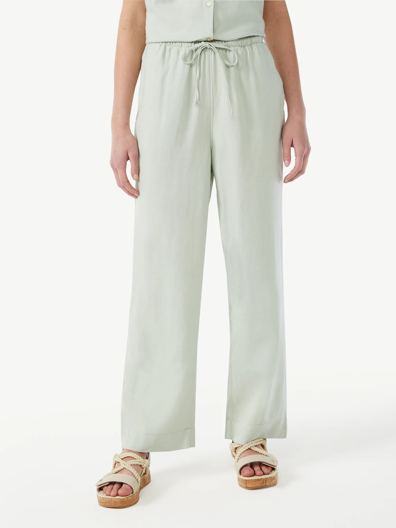 Free Assembly Women's Straight Leg Drawstring Pants | Walmart (US)