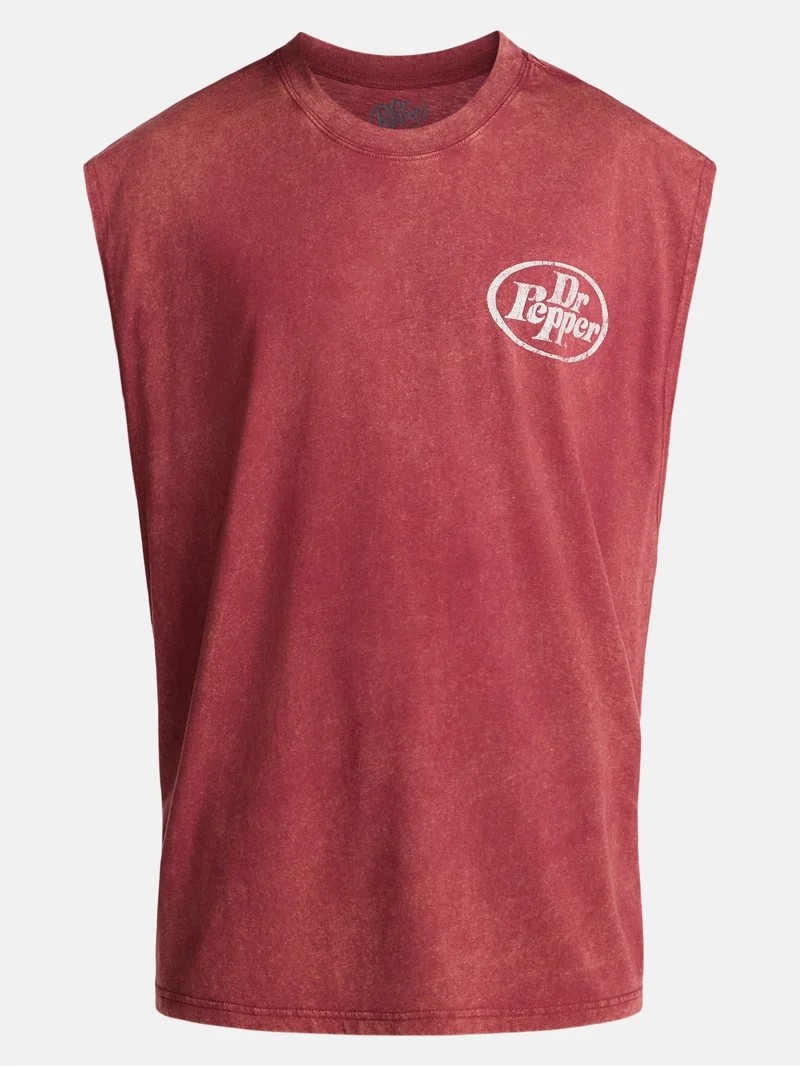 Dr Pepper Men's and Big Men's Muscle Tank Top, Sizes XS-5XL | Walmart (US)