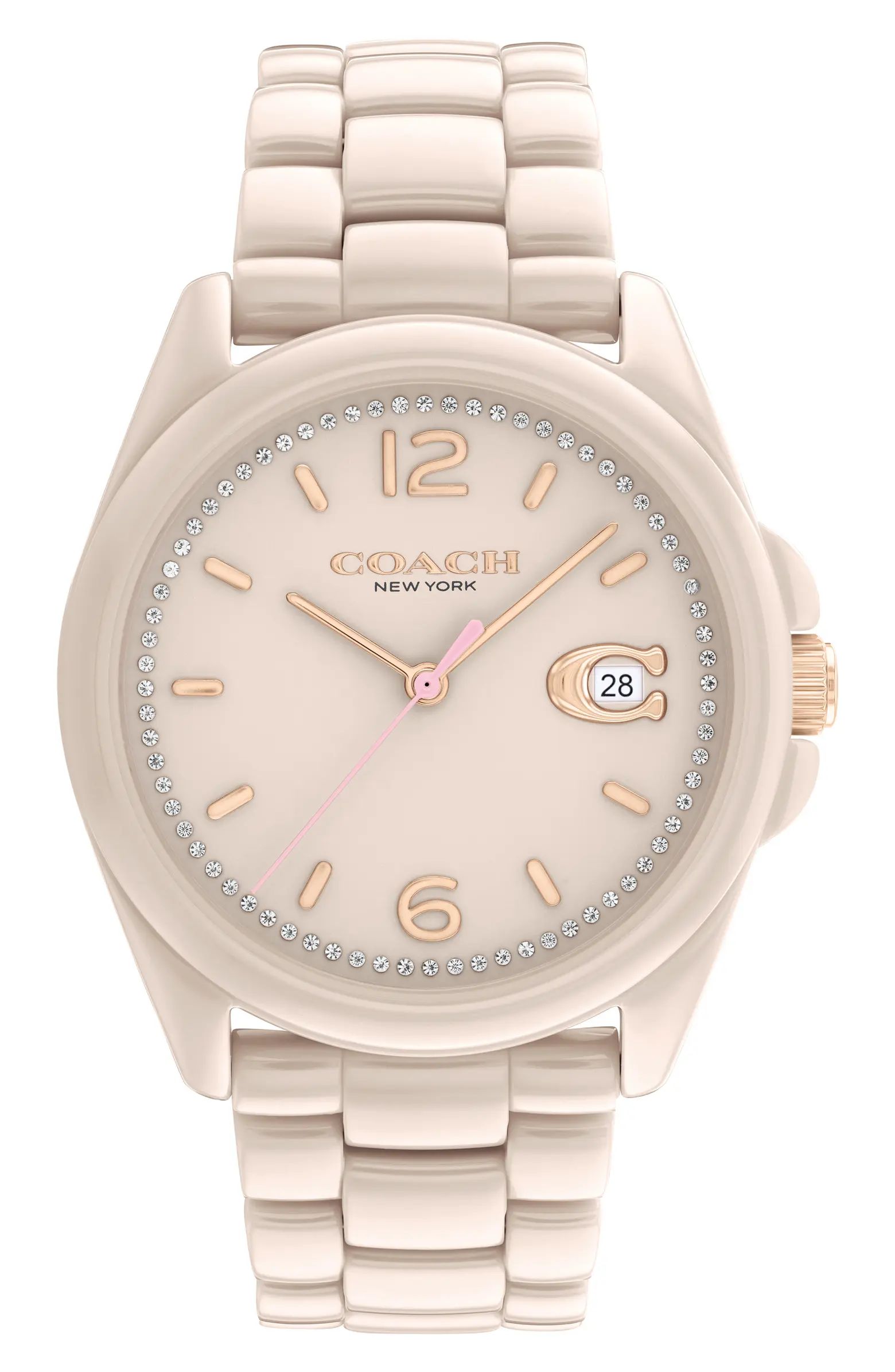 COACH Grayson Ceramic Bracelet Watch, 36mm | Nordstrom | Nordstrom