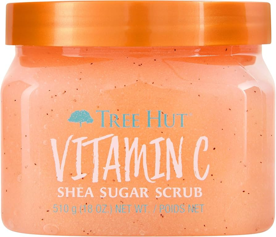Tree Hut Vitamin C Shea Sugar Scrub, 18 oz, Ultra Hydrating and Exfoliating Scrub for Nourishing Essential Body Care | Amazon (US)
